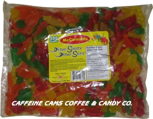 McCormicks Dino Sours - Gomitas de caramelo, 300 unidades {Importados de Canadá}