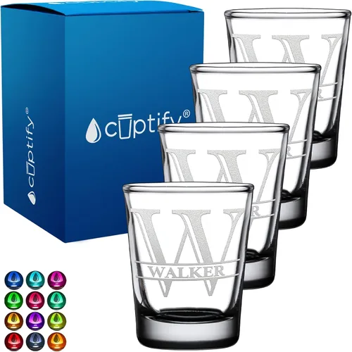 Miniatura 90 de Juego de 2 vasos de chupito personalizados para hombre, fondo azul, 2 onzas, grabados, regalo personalizado para cumpleaños, bodas, día del padre