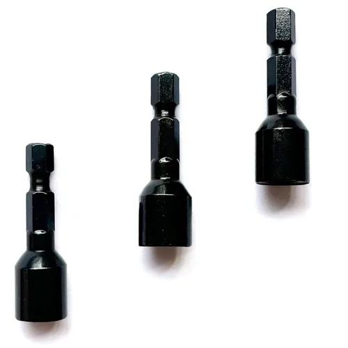 Miniatura 35 de Paquete de 12 unidades de pernos de gancho de 5/16-18 x 3 pulgadas negros
