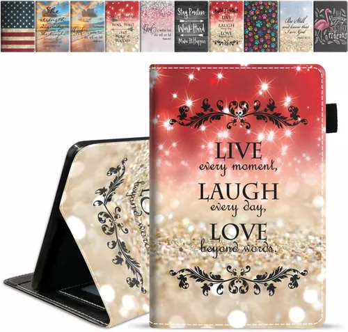 Miniatura 13 de Funda para tableta Amazon Fire Max 11 (13ª generación, versión 2023), funda delgada de piel sintética con ranura para tarjetas y encendido Ser un
