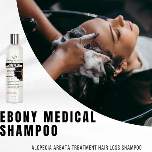 Miniatura 4 de Ebony Medical Hair Support Shampoo - Solución para adelgazar el cabello y cabello parásito - Fortalece las hebras, la salud y el volumen del cuero