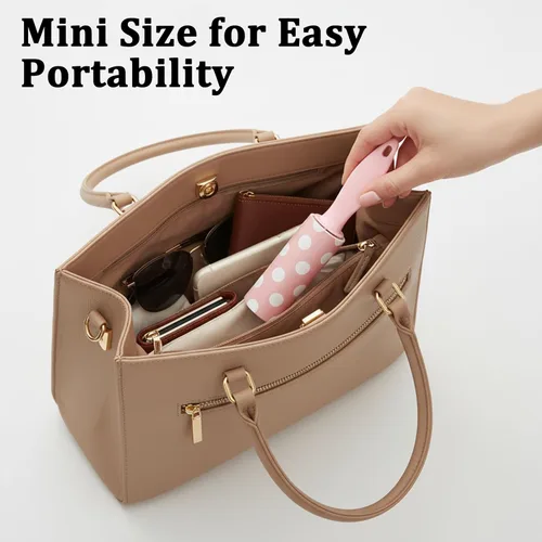 Miniatura 6 de 12 rodillos de pelusa para pelo de mascotas extra pegajosos y ropa, mini rodillos de pelusa de viaje, hojas desechables para quitar el pelo de perro