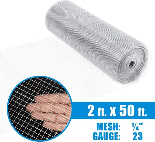 Miniatura 2 de CAPHAUS Paño de hardware, calibre 23 con tamaño de malla de 1/4 pulgadas, galvanizado en caliente después de la soldadura, cercado de soldadura