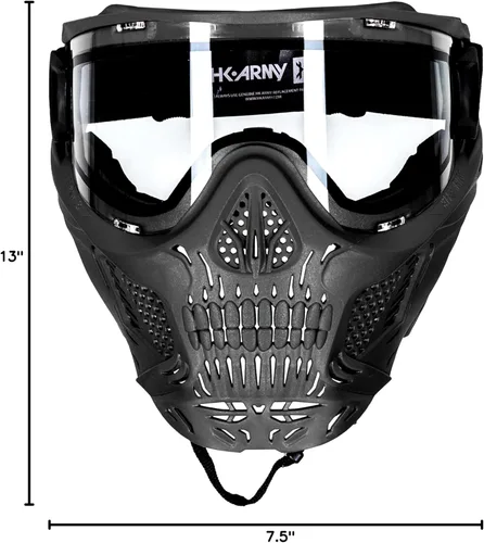 Miniatura 9 de HK Army HSTL - Máscara de Paintball/Airsoft con diseño de calavera Negro
