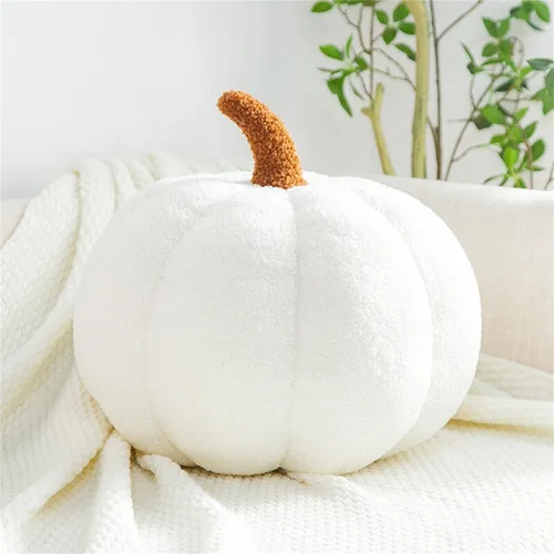 Miniatura 11 de Almohada de calabaza, cojín con forma de calabaza, almohada de felpa de calabaza, decoración de almohada de calabaza, cojín decorativo de calabaza