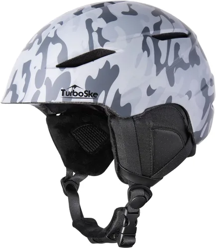 Miniatura 13 de Casco de esquí - Compatible con audio y ligero, estándar ASTM para hombres, mujeres y jóvenes Negro mate