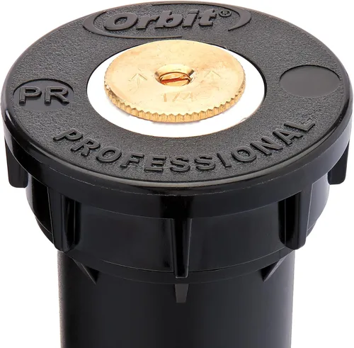 Miniatura 5 de Orbit 54375-3" Aspersor de cabezal rociador emergente profesional con regulación de presión con boquilla de patrón ajustable de 15 pies