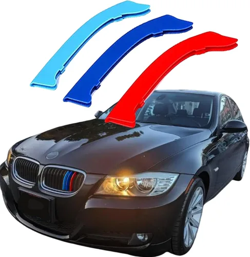 Miniatura 9 de Insertos de Parrilla Automotriz para BMW Serie 3 E92 E93 320i 325i 330i 335i 2006-2009 (Solo Compatible con 14 Vigas), Accesorios de Parrilla Frontal