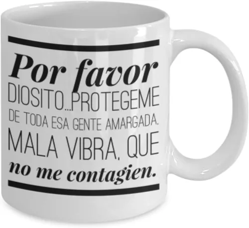 Miniatura 2 de POR FAVOR DIOSITO - AFIRMACIONES Taza café, tazas para café divertidas, tazas de café personalizadas, taza de café inspiradoras, taza grande de cafe