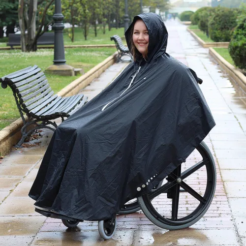 Miniatura 6 de GOTITA Poncho impermeable para sillas de ruedas - Impermeable universal - Diseño italiano