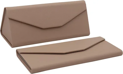 Miniatura 148 de Real Sic Funda para lentes de sol para hombres y mujeres, soporte magnético plegable para lentes de sol, inspirado en el color sólido