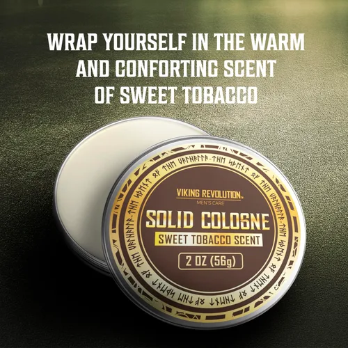 Miniatura 4 de Viking Revolution Sweet Tobacco - Colonia sólida para hombres, perfume de bálsamo de 2 onzas, cera de viaje (paquete de 1)