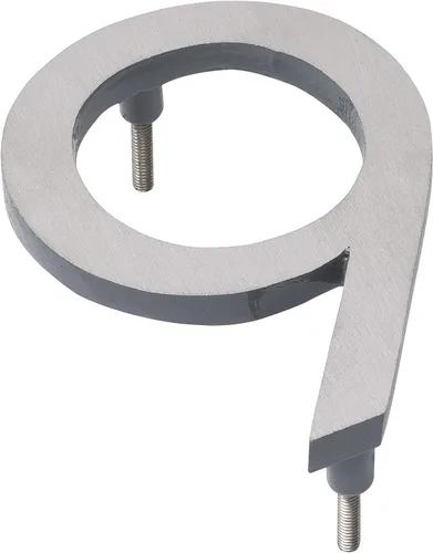 Miniatura 11 de Montague Metal Products MHN-04-3-F-GY2 Número de casa flotante, 4 pulgadas x 3 pulgadas x 0.31 pulgadas, gris