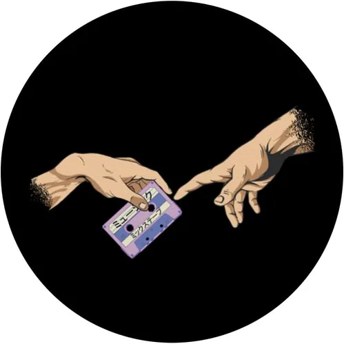 Miniatura 3 de Vaporwave Aesthetic Music Synthwave Vaporwave Audio Tape PopSockets Adhesive PopGrip