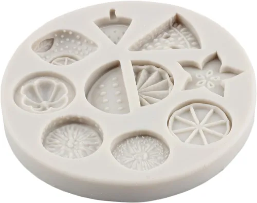 Miniatura 4 de Molde de silicona para frutas y verduras, rábano, tomate, berenjena, repollo, fresa, sandía, plátano, chocolate, fondant, para decoración