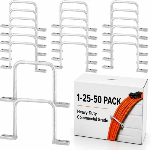 Yaocom 1 Pcs Distribution Rings Aluminum D Ring for Sorting Out Electric Cables, Cable Management, for Commercial and Residential Use, Silver (2