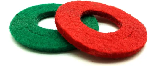 Miniatura 2 de Terminal de batería Arandelas de fibra anticorrosión Protector de terminal de batería (rojo y verde, 12 piezas)
