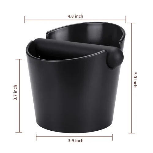 Miniatura 5 de Caja de café para café expreso, contenedor de café, caja de café de 4.8 pulgadas, absorbente de golpes, estilo barista duradero, con barra extraíble