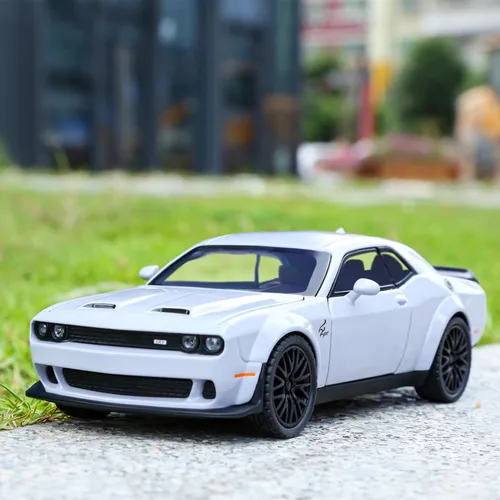 Miniatura 6 de SASBSC Modelo de Coche de Juguete para Niños, Escala 1:32, Desplazamiento hacia atrás con Sonido y Luz, Coches de Juguete de Metal Fundido