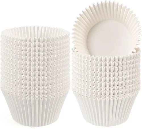 Miniatura 10 de Caperci Forros para magdalenas jumbo de arcoíris brillante Forros para magdalenas extra grandes 300 unidades, inodoros, papel antigrasa mejorado