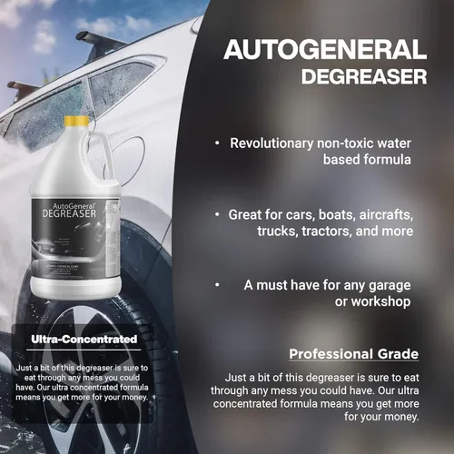 Miniatura 3 de AutoGeneral Desengrasante: Fórmula de grado profesional de fuerza industrial, limpiador alcalino resistente para garajes, pisos, hormigón y más