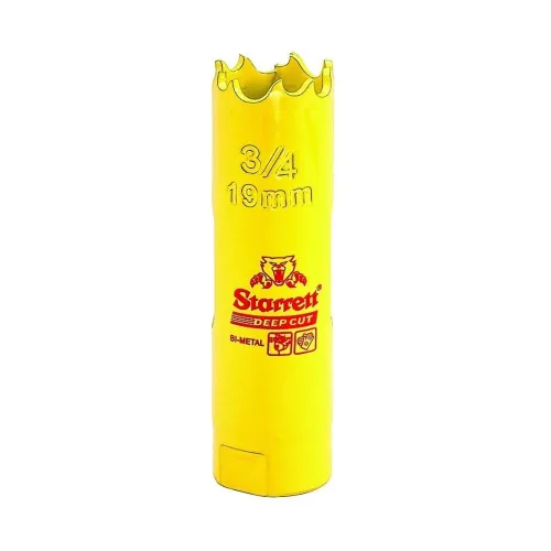 Miniatura 16 de Starrett DCH0136-G - Sierra perforadora bimetálica de corte profundo con dientes HSS resistentes a la abrasión - Ideal para cortar metal, acero