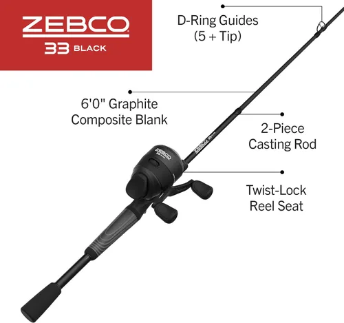 Miniatura 2 de Zebco Carrete de pesca Spincast