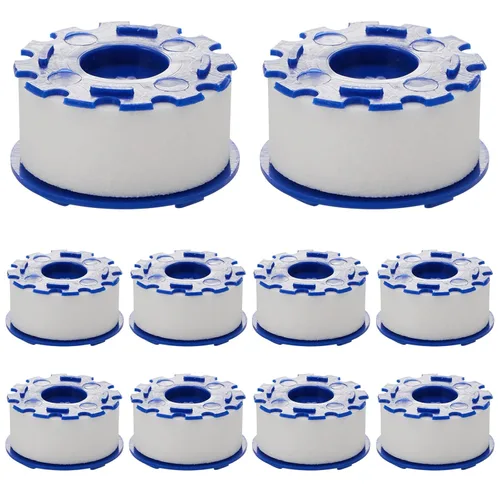 Paquete de 10 cartuchos de repuesto para grifo de agua para fregadero, reemplazo de filtro de agua para grifo, cocina, baño, filtro de fregadero que