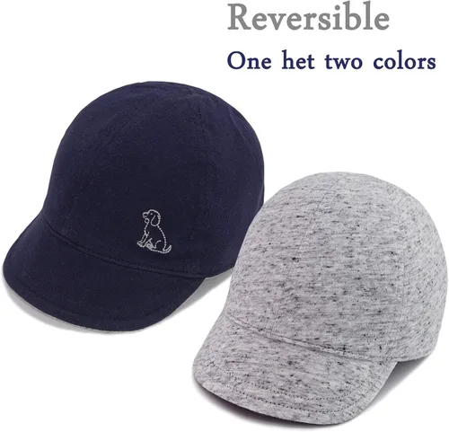 Miniatura 3 de Keepersheep Sombrero infantil reversible del sol de la gorra de béisbol del bebé, algodón del bordado de Shell