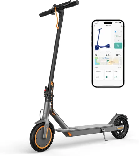Miniatura 10 de MAXSHOT Scooter eléctrico para adultos, neumáticos de 8.5/10/14 pulgadas, 19/22 mph, motor de 350 W/500 W, rango de 21-28 millas, plegable con doble