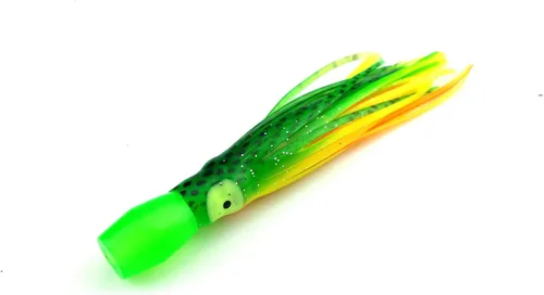 Lobo Lures Micro-Typhoon UV 5 "Mahi Tuna Ahi Señuelo Trolling Señuelo Big Game Zuccini Verde