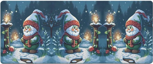 Tapete de baño de gnomos de Navidad para bañera, antideslizante, de secado rápido y absorbente, tierra de diatomeas, fregadero, dormitorio, cocina,