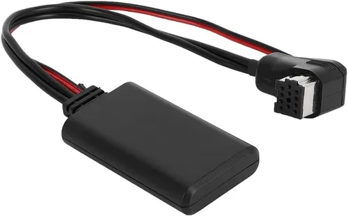Miniatura 9 de Adaptador Bluetooth para automóvil, adaptador AUX Bluetooth ABS negro para audio para automóvil, módulo estéreo de enchufe de repuesto, adaptador