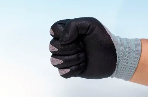 Miniatura 4 de 3M Guantes de trabajo de jardinería con revestimiento de espuma de nitrilo de agarre cómodo (5 unidades) (L, gris)