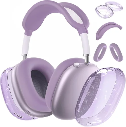 Miniatura 24 de Funda para AirPods Max, funda antiarañazos, funda para orejeras, cubierta para auriculares o diadema para AirPods Max. TPU suave y silicona 3