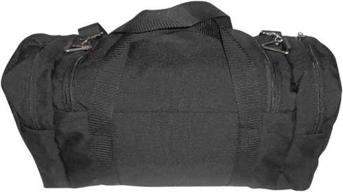 Miniatura 31 de Bolsa de lona triple grande con apertura en U, bolsillo frontal y dos compartimentos laterales, perfecta bolsa de cabina fabricada en Estados Unidos.