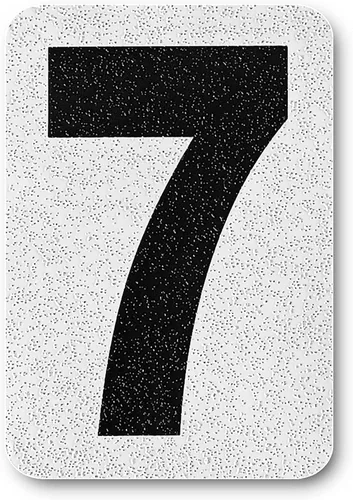 Miniatura 29 de Despegar y pegar individuales, números y letras de aluminio reflectantes, se adhiere al hormigón, madera, metal, azulejos, ladrillo, vidrio