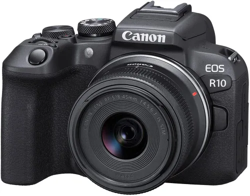 Miniatura 8 de Canon Cámara sin espejo EOS R10 (5331C002) + lente Canon EF de 1.969 in (0570C002) + adaptador de montaje Canon + tarjeta SD resistente Sony de 64
