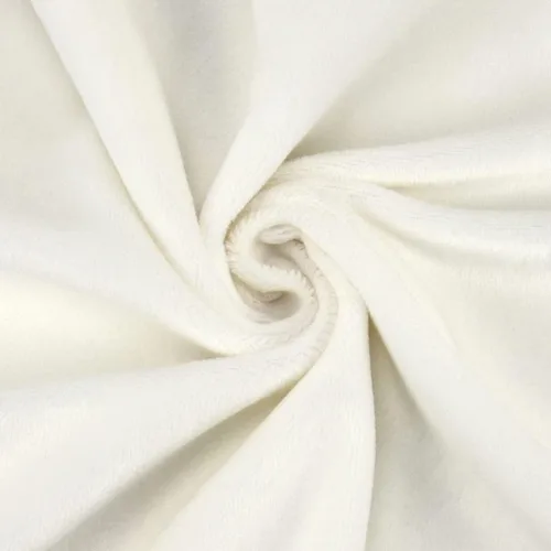Miniatura 7 de kullaloo Tela de felpa, tela de visón marfil sólido para coser (paquete de 2), material súper suave, 39.5 x 29.5 pulgadas, peluches, mantas de bebé