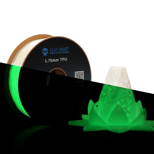 Miniatura 11 de SainSmart filamento de TPU 87A 1.75mm filamento flexible de TPU para impresora 3D, carrete de 1kg, natural