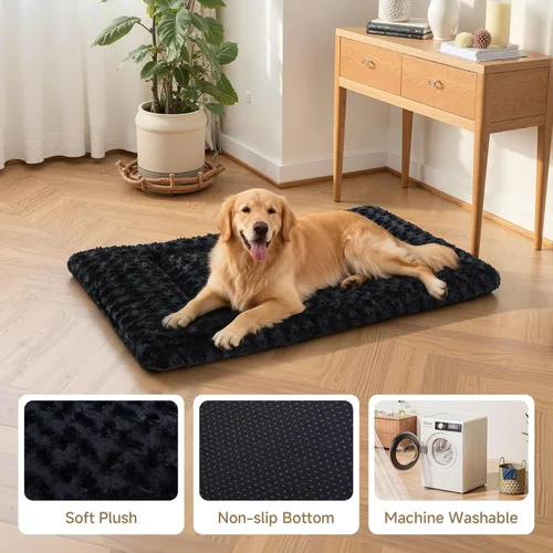 Miniatura 4 de Tapete lavable para cama de perro, suave y esponjoso, para mascotas, colchón para dormir para perros grandes, jumbos, medianos y pequeños, 30 x 19