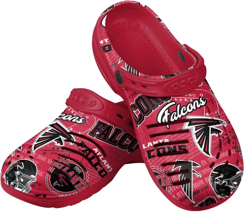 Miniatura 11 de FOCO Arizona Cardinals NFL Mens Historic Print Clog with Strap