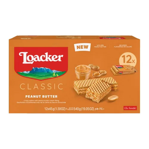 Miniatura 13 de Loacker Classic Wafers Mix - Galletas de obleas crujientes surtidas de primera calidad, paquete variado, avellana, chocolate, vainilla, chocolate