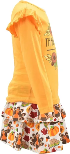 Miniatura 81 de Unique Baby Girls 2pc Skirt Set Outfit Long Sleeve Top with Skirt
