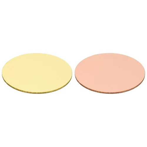 PATIKIL Hojas de cobre de latón, placa redonda de cobre de latón de 0.79 x 0.02 pulgadas, disco de cobre de latón puro para manualidades,