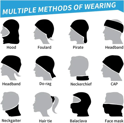 Miniatura 8 de Máscara facial personalizada para hombres y mujeres, bandana de pesca personalizada para el polvo y el sol para correr y senderismo