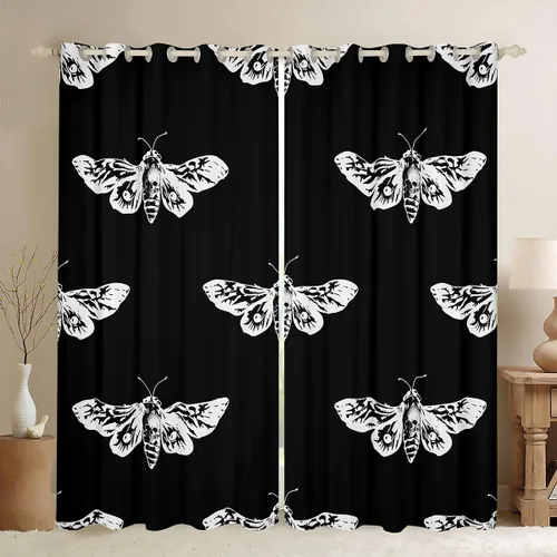 Miniatura 31 de Feelyou Cortinas opacas con estampado de leopardo para dormitorio, sala de estar, safari, cortinas de oscurecimiento de habitación con purpurina