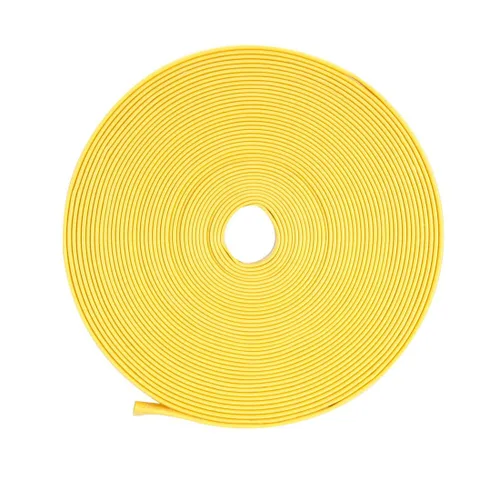 Miniatura 28 de Uxcell Tubo Termorretráctil 8mm de Diámetro 12.5mm de Ancho Plano 10m de Longitud 2:1 Tubo de Manga Termorretráctil para Cable Transparente Claro