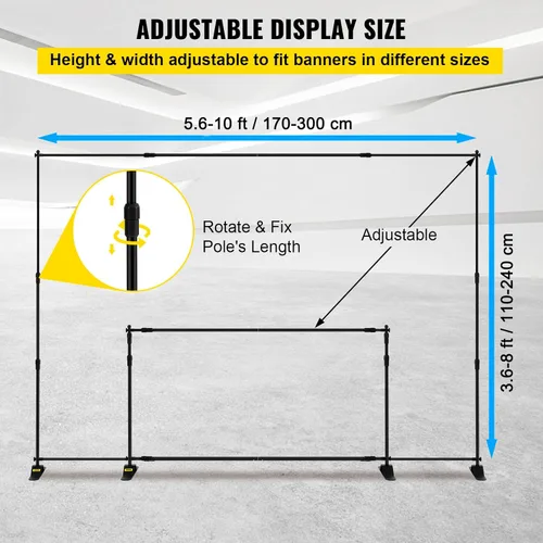 Miniatura 4 de Eteyo MaxTough - Soporte para telón de fondo resistente de 8 x 8 pulgadas y de 10 x 8 pulgadas para usar como exhibidor de fotos en comercio, stand