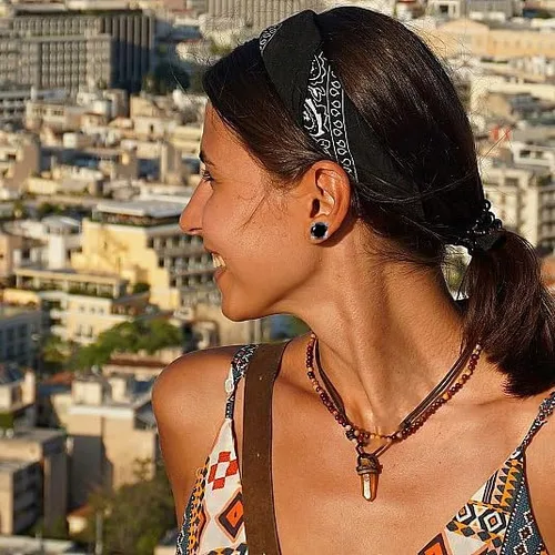 Miniatura 4 de Solitaire - Aretes redondos de plata de ley 925 de ónix negro chapado en platino, joyería fina para mujeres y hombres